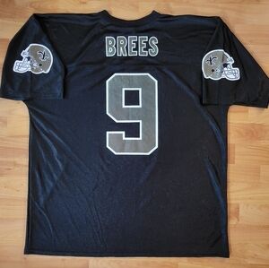 Drew Brees New Orleans Saints NFL Team Apparel Black XL Jersey